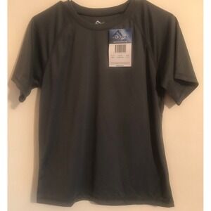 Boy's Rashguard UPF‎ 50+ Swim Shirt-Size Large 12-Charcoal-NWT